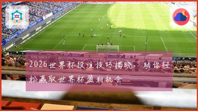 2026世界杯投注技巧揭晓，助你轻松赢取世界杯盈利机会